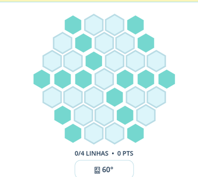 Gameplay de Hexa Mosaico