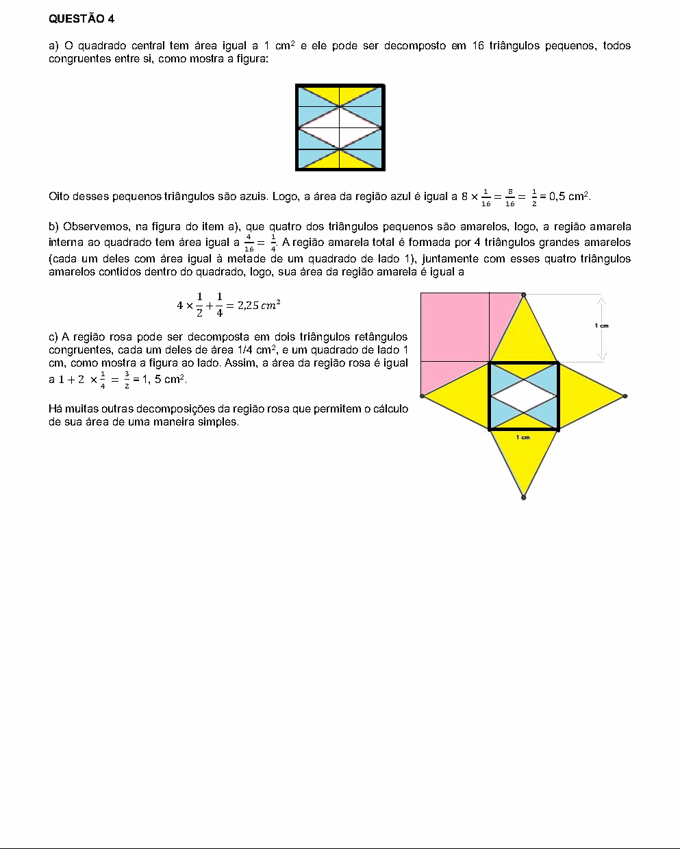 Reprodução da resolução 04, OBMEP 2019, nível 1, página 5