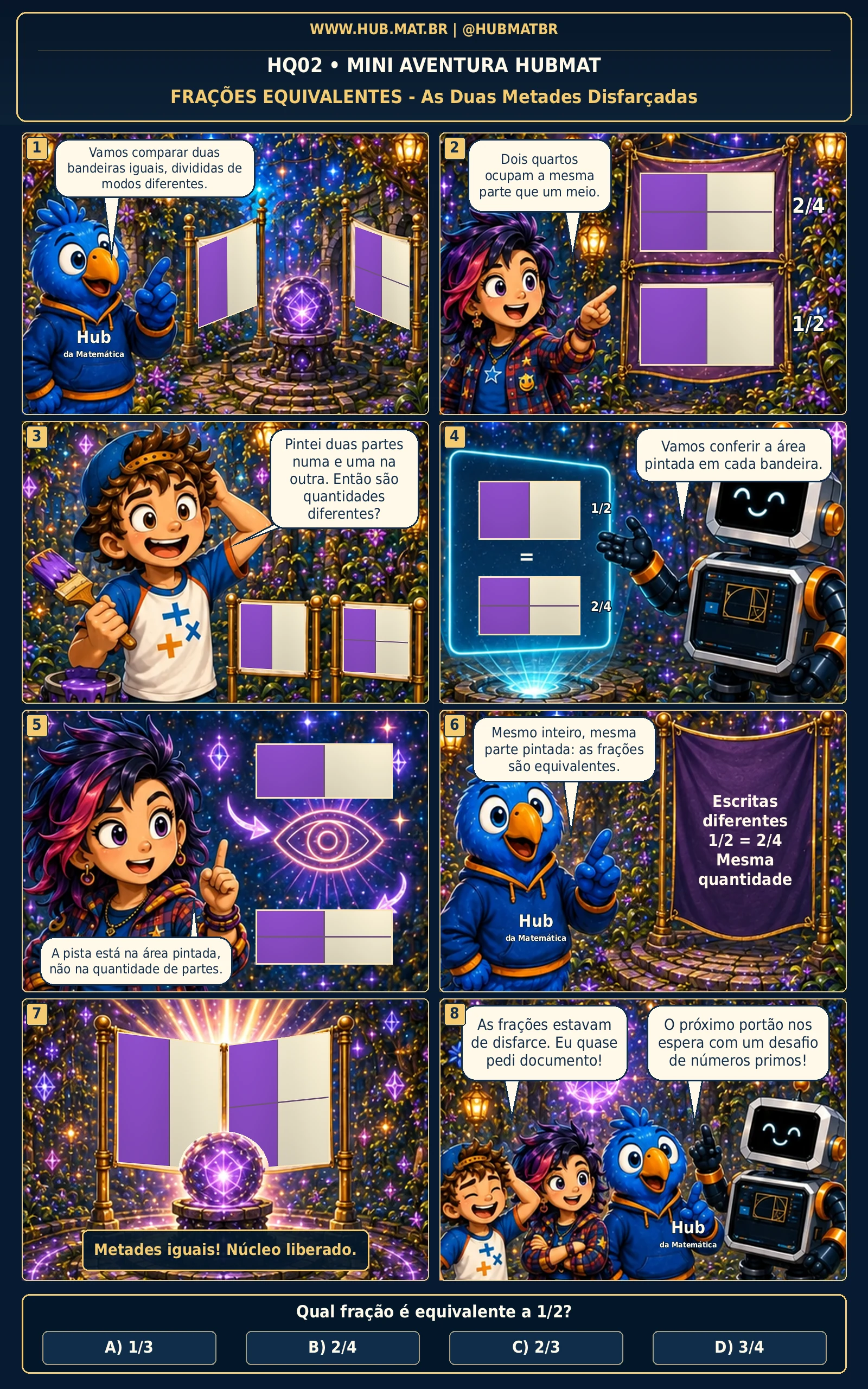 Mini Aventura 2 HUBMAT — Frações
