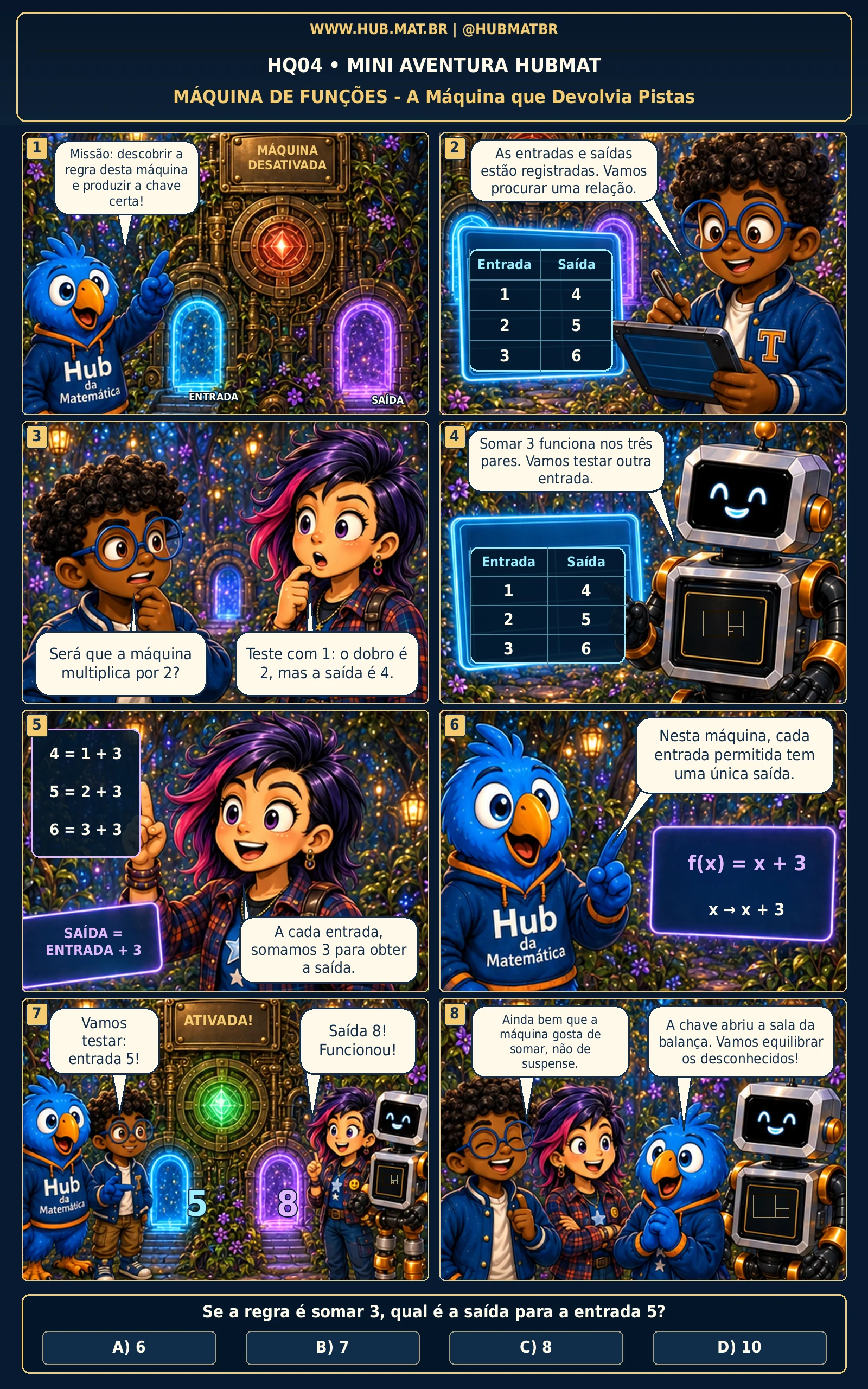 Mini Aventura 4 HUBMAT — Introdução às Funções